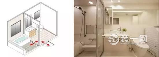 现在流日式四式分离卫生间设计 你家干湿分离过时啦